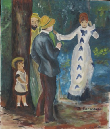 Copie Jeune fille à la balançoire (65x55)